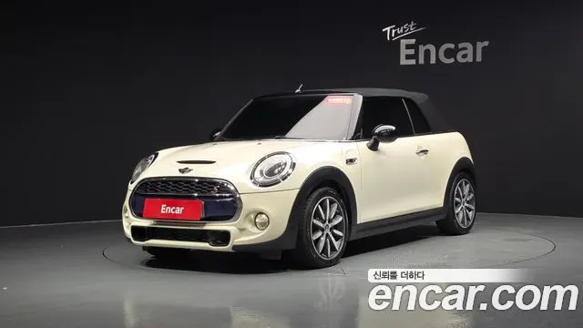 MINI COOPER S CONVERTIBLE 2017 — 89 324 км, белый-перламутр, Корея — под ключ — фото 11