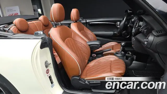 MINI COOPER S CONVERTIBLE 2017 — 89 324 км, белый-перламутр, Корея — под ключ — фото 12