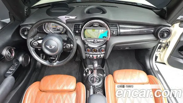MINI COOPER S CONVERTIBLE 2017 — 89 324 км, белый-перламутр, Корея — под ключ — фото 7