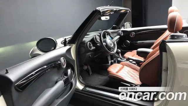 MINI COOPER S CONVERTIBLE 2017 — 89 324 км, белый-перламутр, Корея — под ключ — фото 10