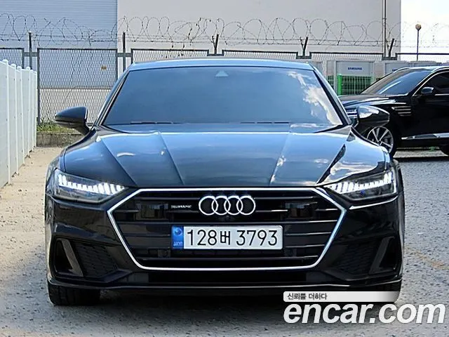 AUDI A7 2022 — 59 340 км, чёрный, Корея — под ключ — фото 2