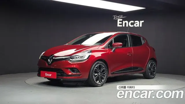 RENAULT KOREA CLIO 2018 — 75 875 км, красный, Корея — под ключ — фото 1