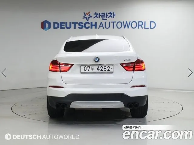 BMW X4 2017 — 93 033 км, белый, Корея — под ключ — фото 4