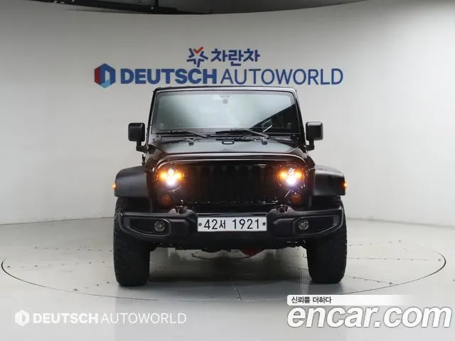 JEEP WRANGLER 2014 — 143 533 км, чёрный, Корея — под ключ — фото 3