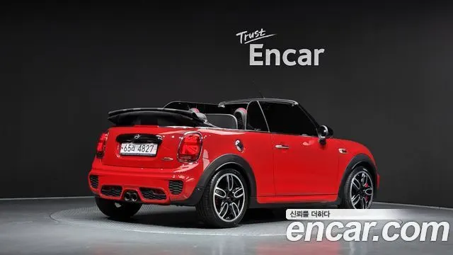 MINI COOPER S CONVERTIBLE 2019 — 41 493 км, красный, Корея — под ключ — фото 2