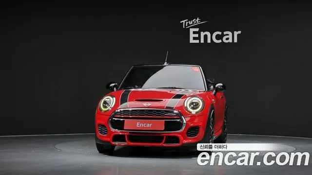 MINI COOPER S CONVERTIBLE 2019 — 41 493 км, красный, Корея — под ключ — фото 3