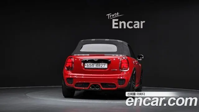 MINI COOPER S CONVERTIBLE 2019 — 41 493 км, красный, Корея — под ключ — фото 4
