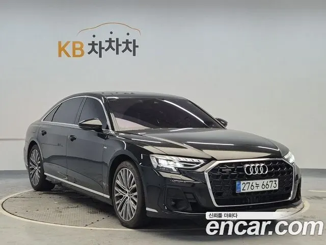 AUDI A8 2023 — 15 974 км, чёрный, Корея — под ключ — фото 4