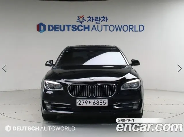 BMW 7 SERIES 2015 — 203 517 км, чёрный, Корея — под ключ — фото 3