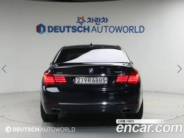 BMW 7 SERIES 2015 — 203 517 км, чёрный, Корея — под ключ — фото 4