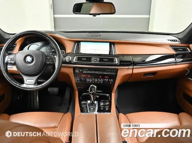 BMW 7 SERIES 2015 — 203 517 км, чёрный, Корея — под ключ — фото 7