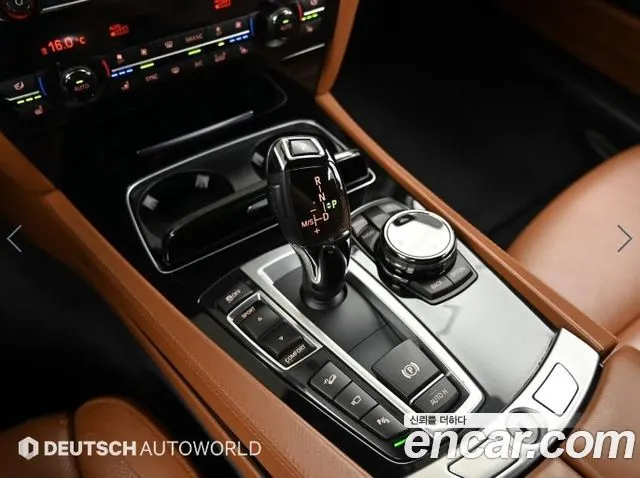 BMW 7 SERIES 2015 — 203 517 км, чёрный, Корея — под ключ — фото 9