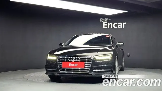 AUDI A7 2016 — 133 650 км, чёрный, Корея — под ключ — фото 3