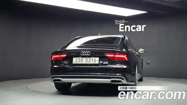 AUDI A7 2016 — 133 650 км, чёрный, Корея — под ключ — фото 4