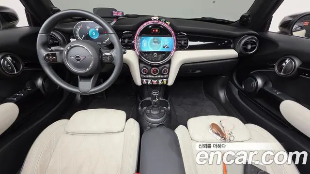 MINI COOPER S CONVERTIBLE 2023 — 36 206 км, белый-перламутр, Корея — под ключ — фото 7