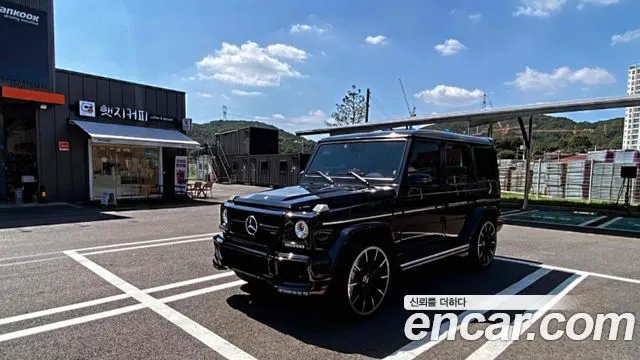 MERCEDES-BENZ G-CLASS W463 2012 — 164 000 км, чёрный, Корея — под ключ — фото 1
