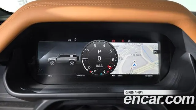 LAND ROVER DEFENDER 2023 — 13 400 км, светло-золотистый, Корея — под ключ — фото 8