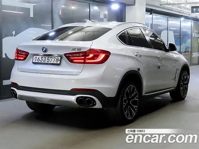 BMW X6 2017 — 177 671 км, белый, Корея — под ключ — фото 4