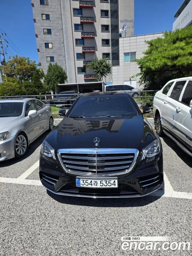 MERCEDES-BENZ S-CLASS W222 2018 — 221 030 км, чёрный, Корея — под ключ — фото 7