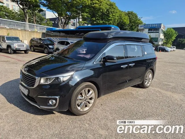 KIA CARNIVAL 2015 — 210 000 км, чёрный, Корея — под ключ — фото 2