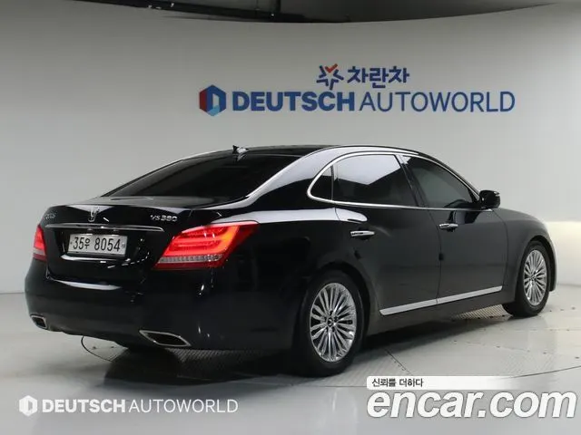 HYUNDAI EQUUS 2015 — 112 904 км, чёрный, Корея — под ключ — фото 2