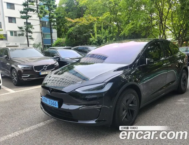 TESLA MODEL X 2026 — 3 700 км, чёрный, Корея — под ключ — фото 1