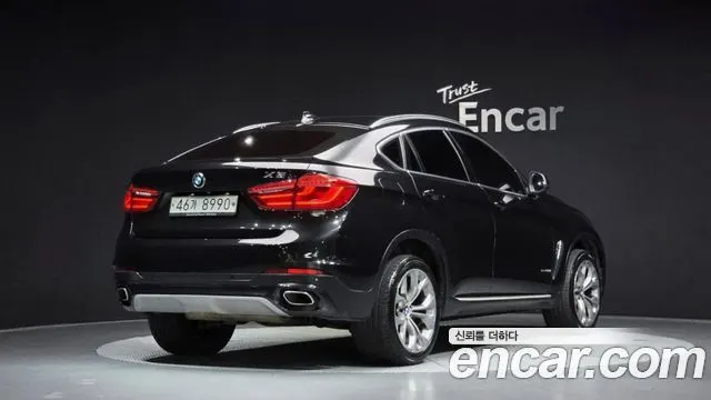 BMW X6 2019 — 99 576 км, чёрный, Корея — под ключ — фото 2