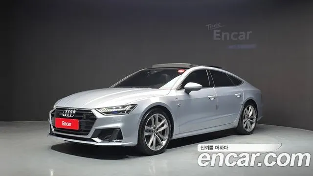 AUDI A7 2021 — 47 242 км, серебристо-серый, Корея — под ключ — фото 11