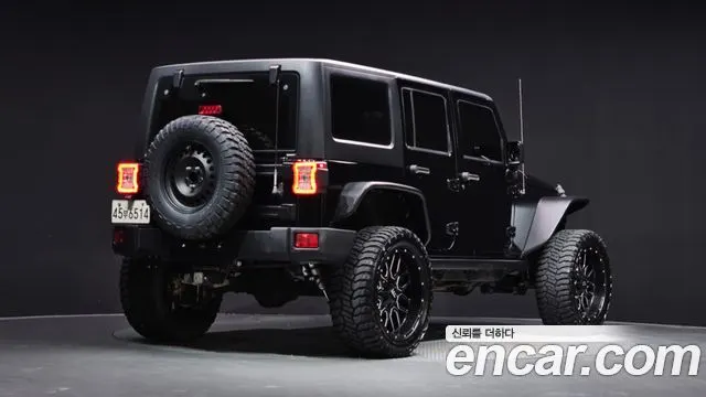 JEEP WRANGLER 2014 — 317 275 км, чёрный, Корея — под ключ — фото 2