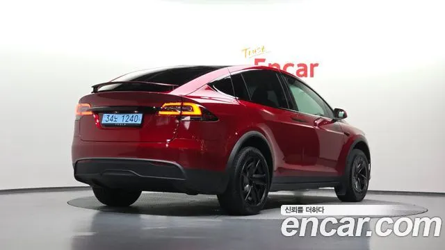TESLA MODEL X 2026 — 4 622 км, красный, Корея — под ключ — фото 2