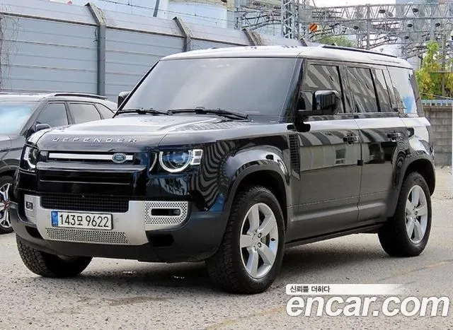 LAND ROVER DEFENDER 2022 — 126 460 км, чёрный, Корея — под ключ — фото 2