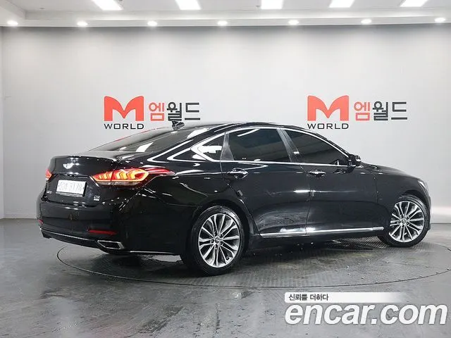 HYUNDAI GENESIS DH 2015 — 192 884 км, чёрный, Корея — под ключ — фото 3