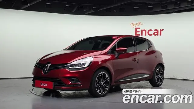 RENAULT KOREA CLIO 2018 — 28 157 км, красный, Корея — под ключ — фото 1
