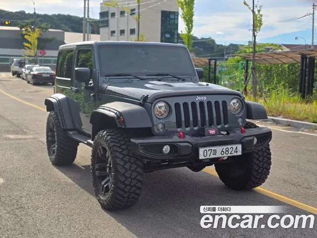 JEEP WRANGLER 2014 — 114 128 км, зелёный, Корея — под ключ — фото 2