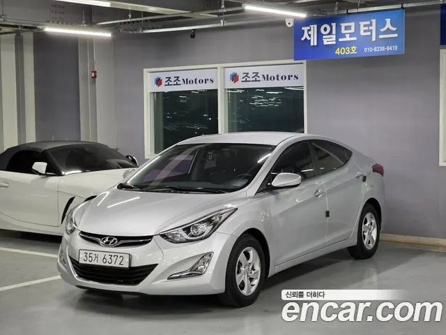 HYUNDAI AVANTE 2014 — 96 200 км, серебристый, Корея — под ключ — фото 1