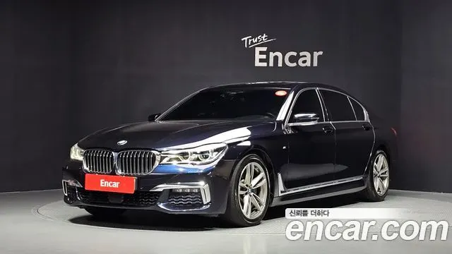 BMW 7 SERIES 2017 — 179 214 км, чёрный, Корея — под ключ — фото 1
