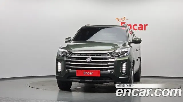 KGM REXTON SPORTS 2022 — 58 971 км, тёмно-зелёный, Корея — под ключ — фото 3