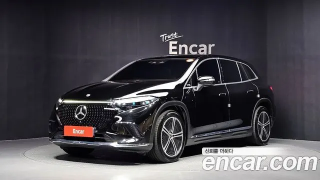 MERCEDES-BENZ EQS SUV X296 2023 — 37 983 км, чёрный, Корея — под ключ — фото 1