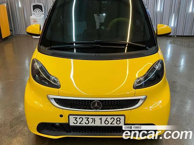 SMART FORTWO CABRIO 2013 — 123 400 км, жёлтый, Корея — под ключ — фото 3