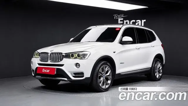 BMW X3 2016 — 114 791 км, белый, Корея — под ключ — фото 1