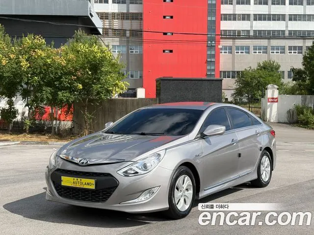 HYUNDAI SONATA HYBRID 2014 — 197 111 км, серебристо-серый, Корея — под ключ — фото 11