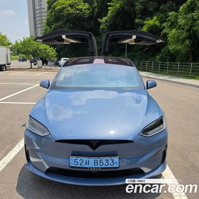 TESLA MODEL X 2026 — 2 050 км, голубой, Корея — под ключ — фото 3
