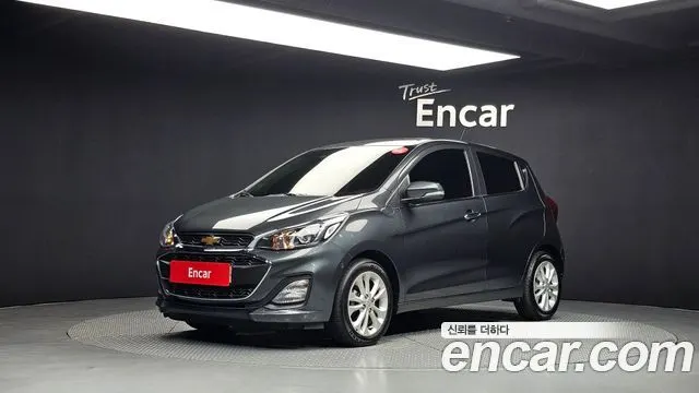 CHEVROLET SPARK 2019 — 90 624 км, серый, Корея — под ключ — фото 1