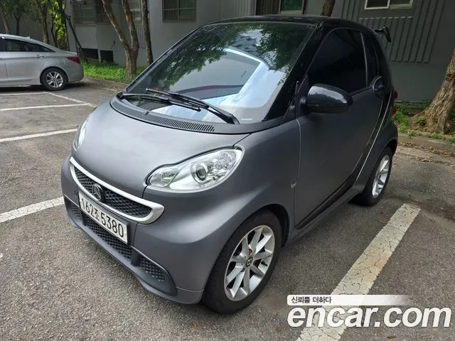 SMART FORTWO COUPE 2014 — 79 999 км, серебристо-серый, Корея — под ключ — фото 1