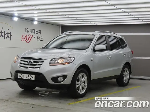 HYUNDAI SANTA FE 2011 — 113 581 км, серебристый, Корея — под ключ — фото 1
