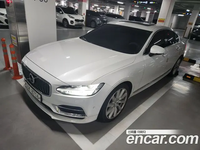 VOLVO S90 2019 — 169 000 км, белый, Корея — под ключ — фото 1