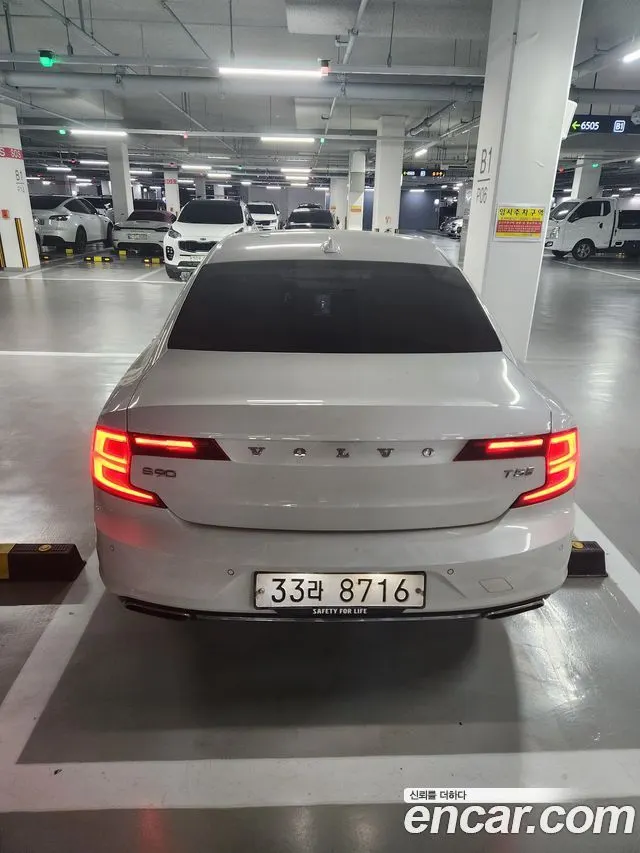 VOLVO S90 2019 — 169 000 км, белый, Корея — под ключ — фото 4