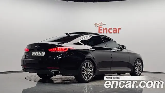 HYUNDAI GENESIS DH 2015 — 87 252 км, чёрный, Корея — под ключ — фото 1