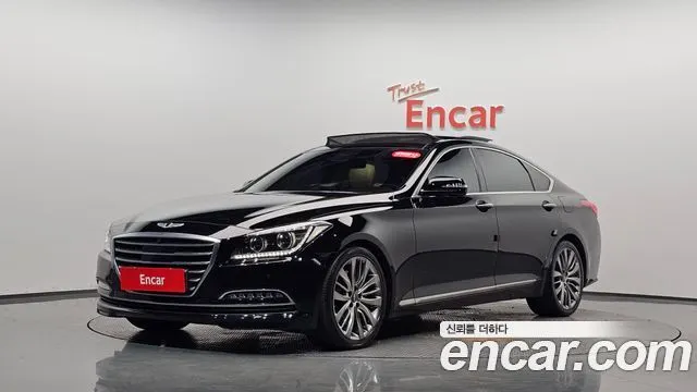 HYUNDAI GENESIS DH 2015 — 87 252 км, чёрный, Корея — под ключ — фото 12