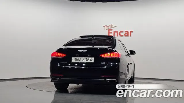 HYUNDAI GENESIS DH 2015 — 87 252 км, чёрный, Корея — под ключ — фото 4
